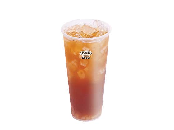 복숭아 아이스티 코코넛 젤리 메뉴 사진(네이버)