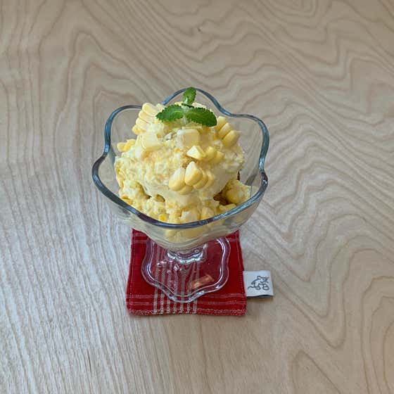 옥수수파르페 메뉴 사진(네이버)