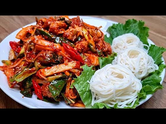 골뱅이무침 메뉴 사진(네이버)