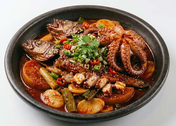 문어 코다리 조림 2인 메뉴 사진(네이버)