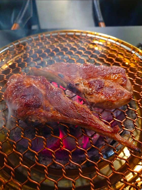 프리미엄 양갈비140g 메뉴 사진(네이버)