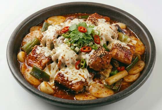 치즈 코다리 조림 2인 메뉴 사진(네이버)