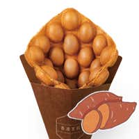 고구마 생크림 와플 메뉴 사진(네이버)