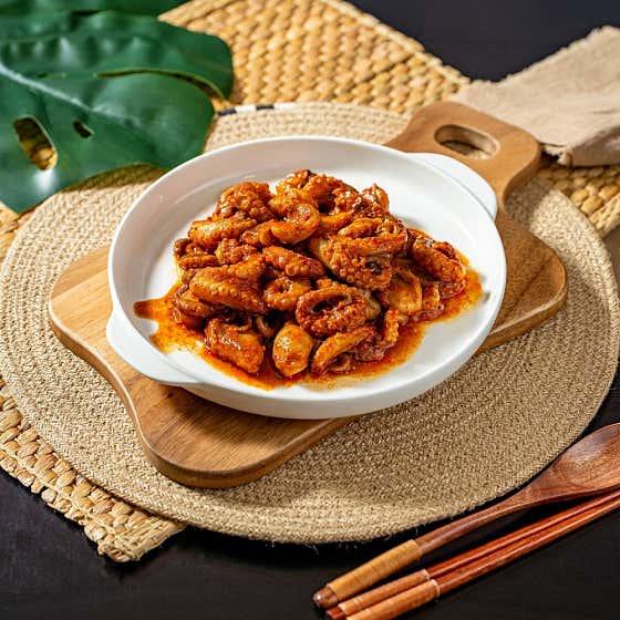 숯불쭈꾸미 (250g) 메뉴 사진(네이버)