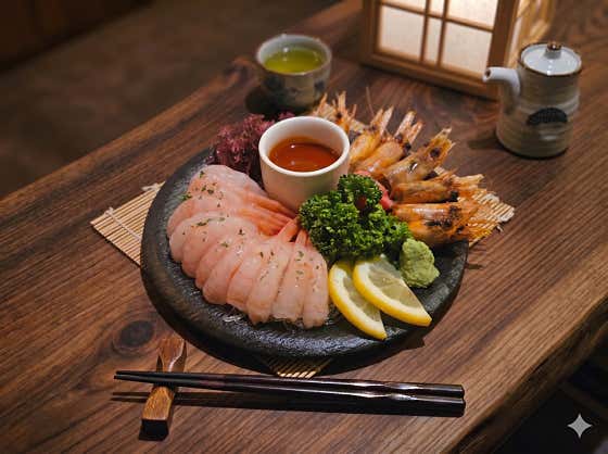 단새우사시미 메뉴 사진(네이버)