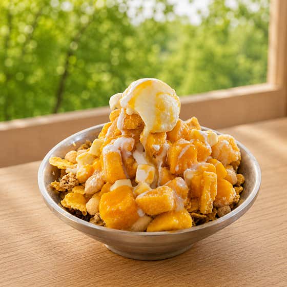 망고빙수 메뉴 사진(네이버)