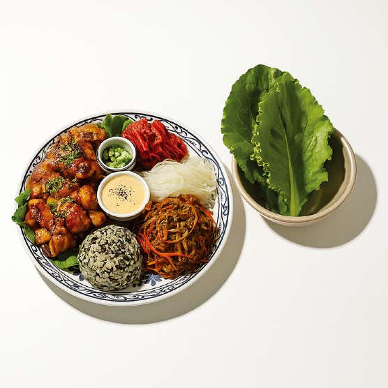 닭구이 쌈밥 한상 메뉴 사진(네이버)