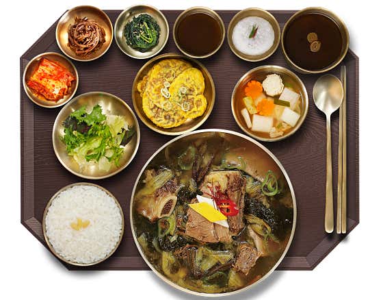 효종갱 한상 메뉴 사진(네이버)