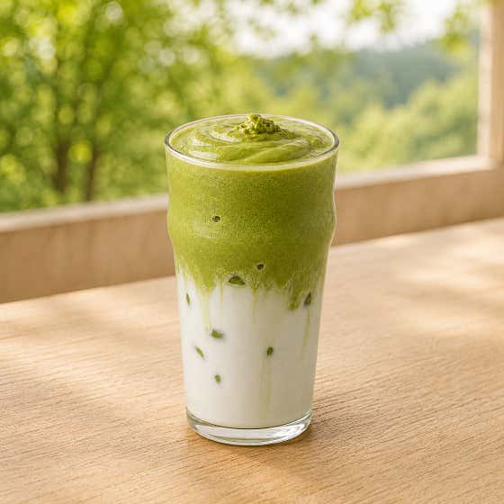 말차라떼 메뉴 사진(네이버)