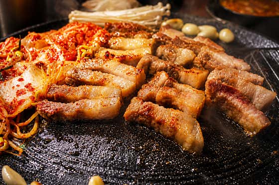 삼겹살(120g) 메뉴 사진(네이버)