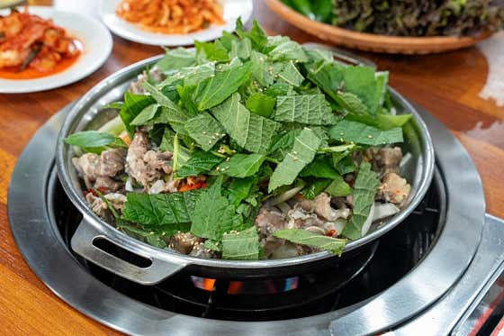 제주 꼼장어 수육 메뉴 사진(네이버)