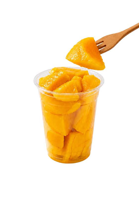 프레시 손질 컵망고(시즌마감) 메뉴 사진(네이버)