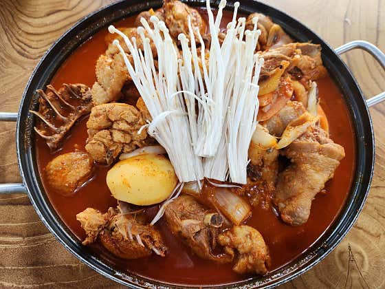 토종닭볶음탕 메뉴 사진(네이버)