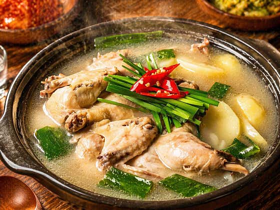 닭한마리 칼국수 메뉴 사진(네이버)
