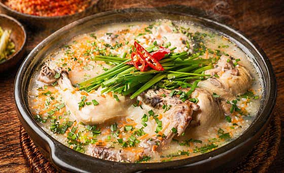 닭한마리 꼬꼬죽 메뉴 사진(네이버)
