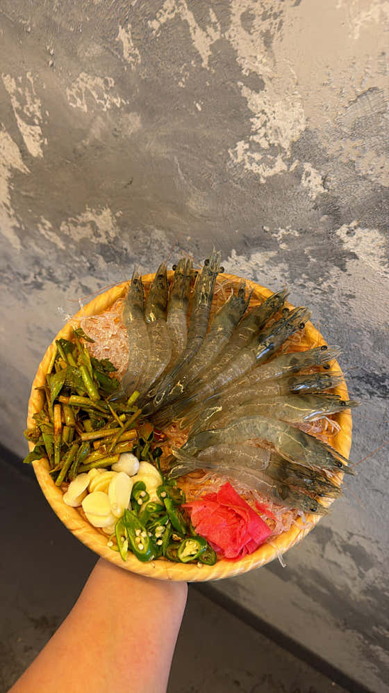 신안 생새우회 메뉴 사진(네이버)