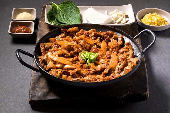 돼지김치구이 메뉴 사진(네이버)