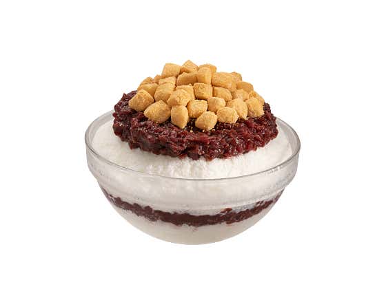 눈꽃팥빙수 메뉴 사진(네이버)
