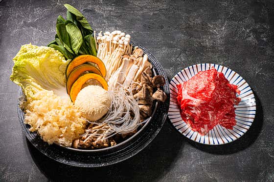 한우 버섯 샤브샤브(大) 메뉴 사진(네이버)