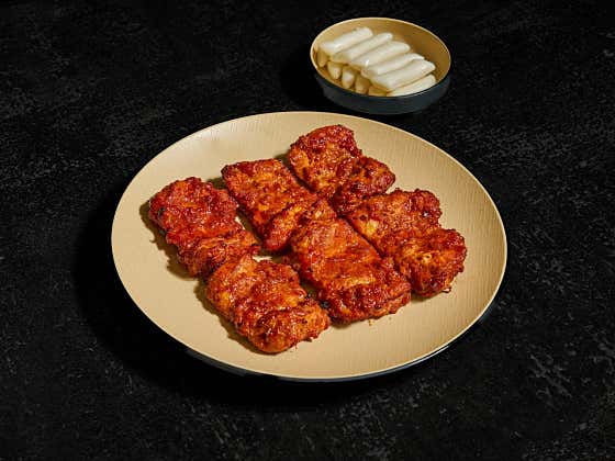 숯불양념닭갈비 메뉴 사진(네이버)