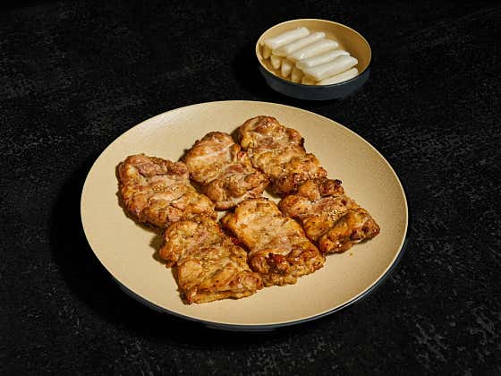 숯불간장닭갈비 메뉴 사진(네이버)
