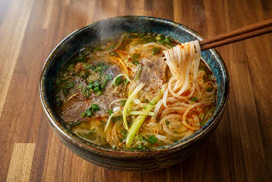 매운소고기쌀국수(Phở bò cay) 메뉴 사진(네이버)