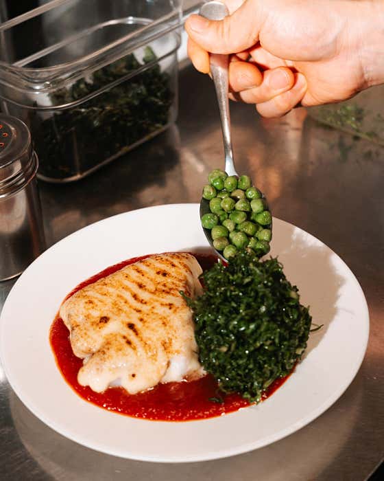 Dish with sauce at Tapa Copa