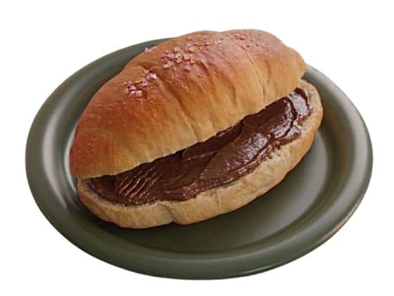 누텔라 소금빵 메뉴 사진(네이버)