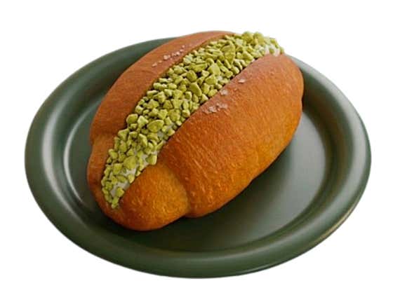 말차생크림 소금빵 메뉴 사진(네이버)