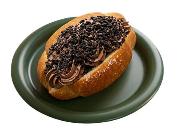 더블초코생크림 소금빵 메뉴 사진(네이버)
