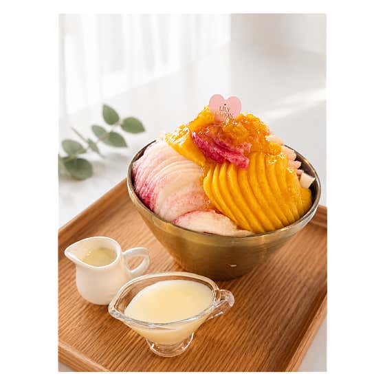 생과일빙수 메뉴 사진(네이버)