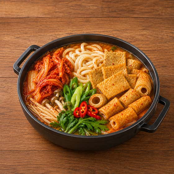 김치우동전골 메뉴 사진(네이버)