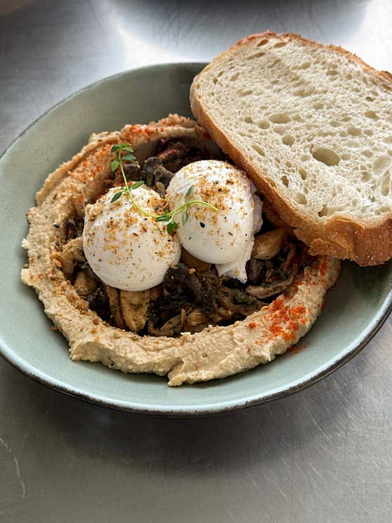 Mushroom Hummus 메뉴 사진(네이버)