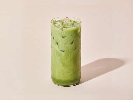 더~진한 말차 라떼 메뉴 사진(네이버)