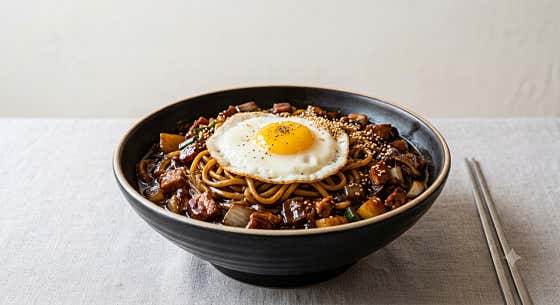 매콤 너굴짜장 메뉴 사진(네이버)
