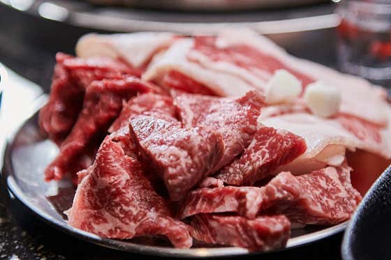 다시마숙성석화한우암소생구이 小450g 메뉴 사진(네이버)