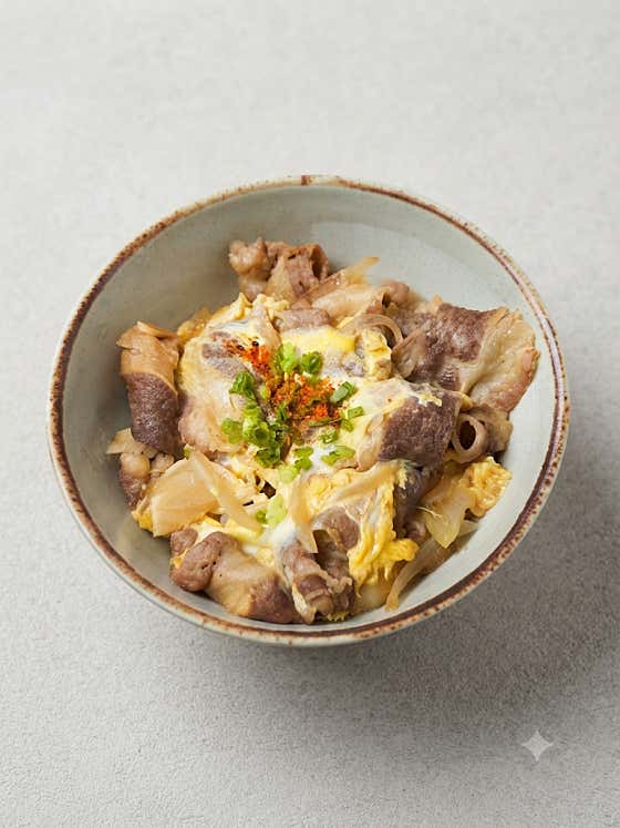 일본 정통 규동(소고기 덮밥) 메뉴 사진(네이버)
