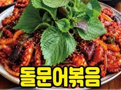 돌문어볶음 메뉴 사진(네이버)