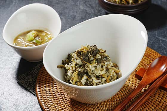 시래기 나물밥 메뉴 사진(네이버)