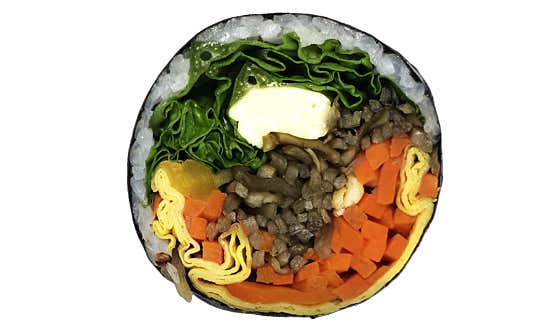 더블치즈김밥 메뉴 사진(네이버)