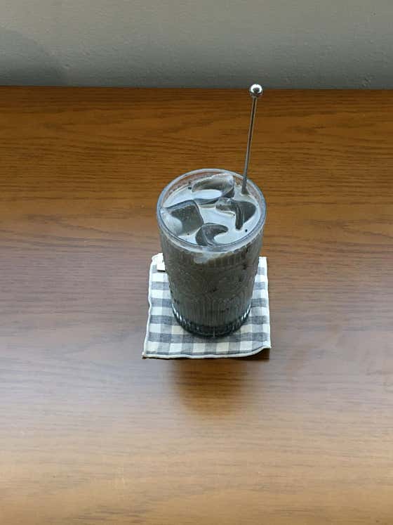 흑임자라떼 메뉴 사진(네이버)