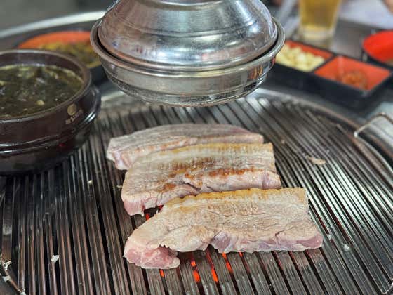 생삼겹살 메뉴 사진(네이버)