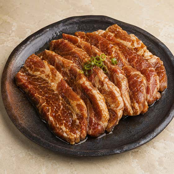 숙성 목살 갈비(200g) 메뉴 사진(네이버)