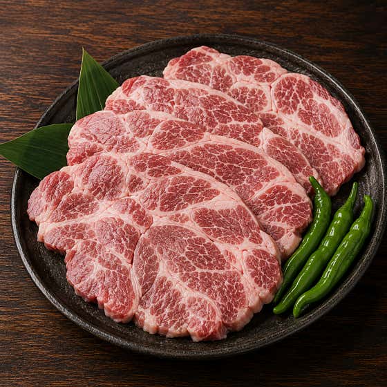 DRY-aging 눈꽃목살(180g) 메뉴 사진(네이버)