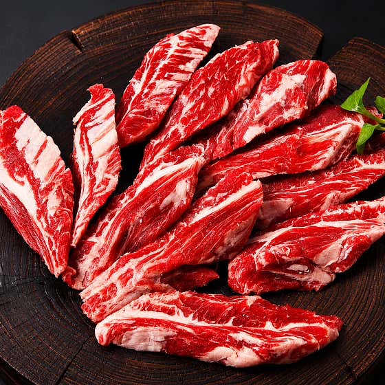 生 소갈비살 (180g) 메뉴 사진(네이버)