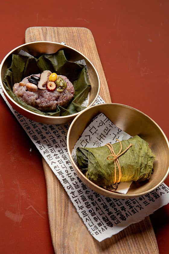 연잎밥 메뉴 사진(네이버)