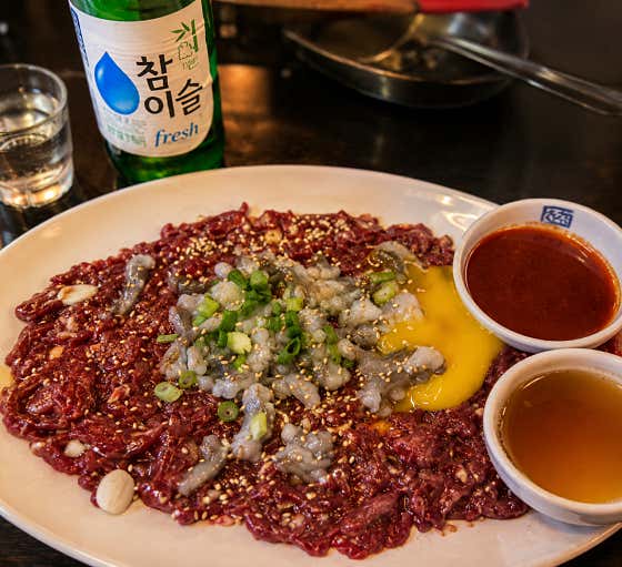 육회 낙지 탕탕이 메뉴 사진(네이버)