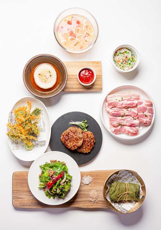 약돌돼지밥상 메뉴 사진(네이버)