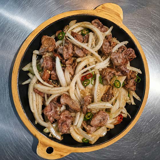 야채똥집볶음 메뉴 사진(네이버)