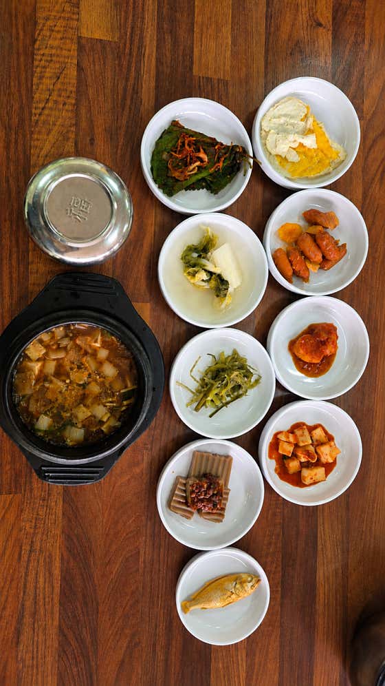 가정식백반 메뉴 사진(네이버)